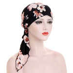 Turbante Floreale Preannodato per uno Stile Senza Sforzo