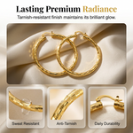 Diamond-Cut Hoop Earrings for Everyday Glow