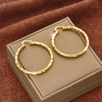 Diamond-Cut Hoop Earrings for Everyday Glow