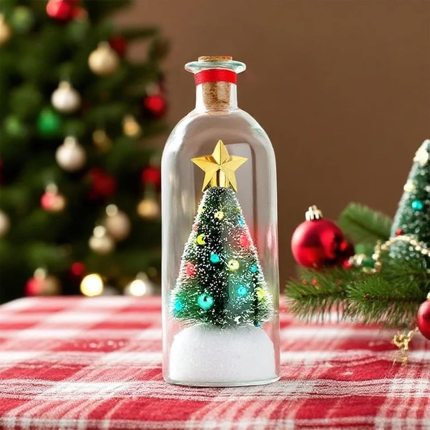Recordable Message Bottle Storage Ornament For Holiday Memories