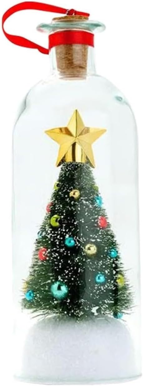 Recordable Message Bottle Storage Ornament For Holiday Memories