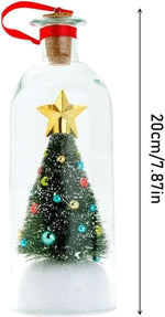 Recordable Message Bottle Storage Ornament For Holiday Memories