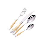 Textured Stainless Steel Cutlery Set – Elevates Dining