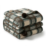 Nordic Plaid Blanket For Cozy Character