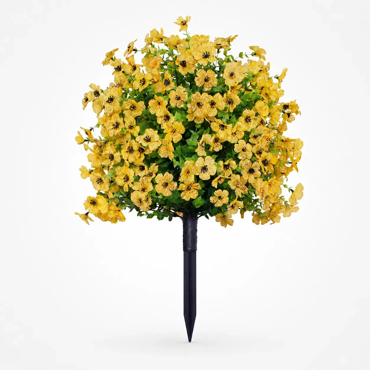 Vaso con Fiori Artificiali per Colori da Giardino tutto l'Anno