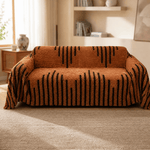 Funda de sofá de felpa con comodidad que se mantiene en su lugar